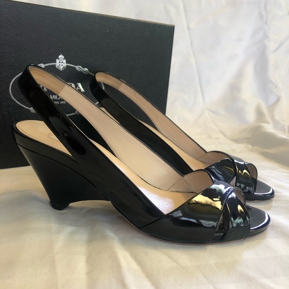 Prada patent wedges - Picture 3 of 9